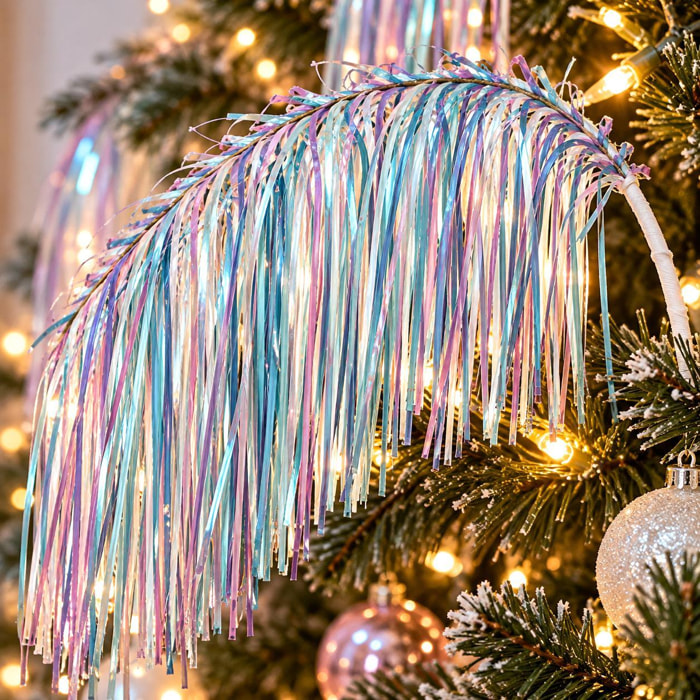 Tinsel x2 cangiante - Pezzi 24 - BIANCO - Bianchi Dino SpA