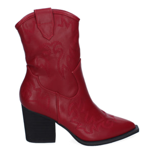 Botines Estilo Cowboy Elegantes para Mujer, Detalles Bordados, Comodas