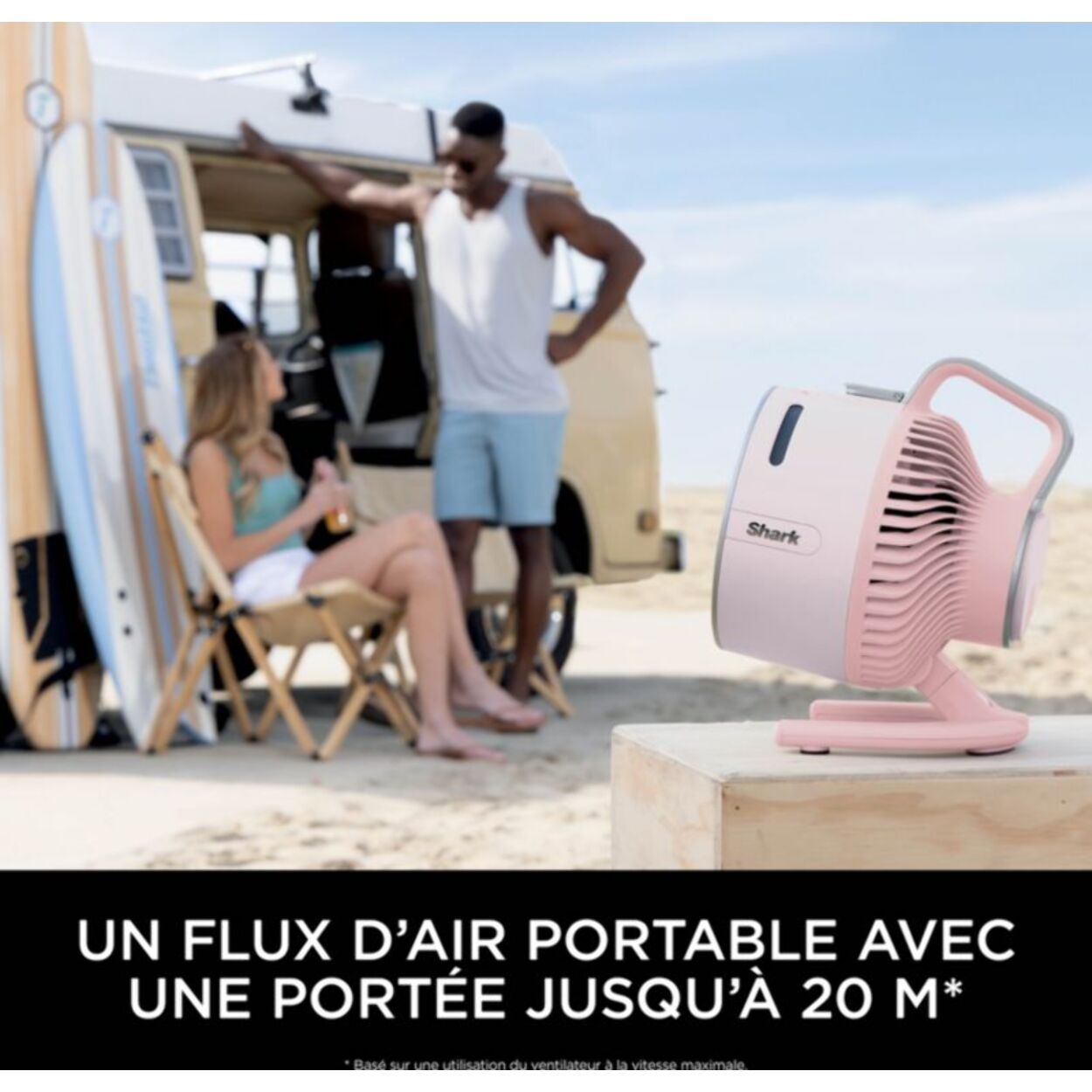 Ventilateur brumisateur SHARK FlexBreeze HydroGo FA050EUPK