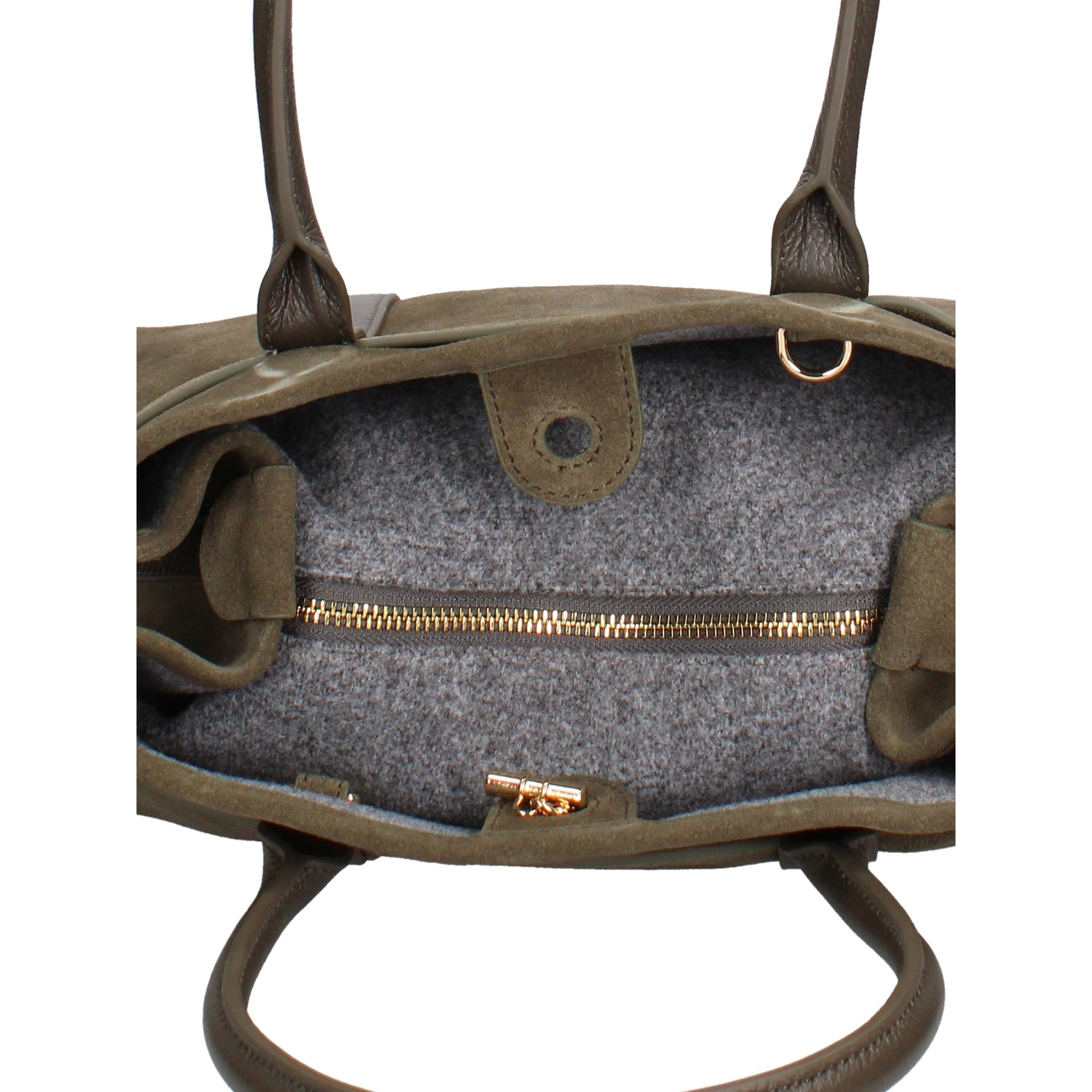 Borsa a mano da donna Made in Italy - Modello Lumina Lux - 100% pelle - 28.0 x 20.0 x 13.0 cm