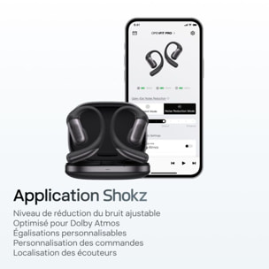 Ecouteurs SHOKZ OpenFit PRO Noir
