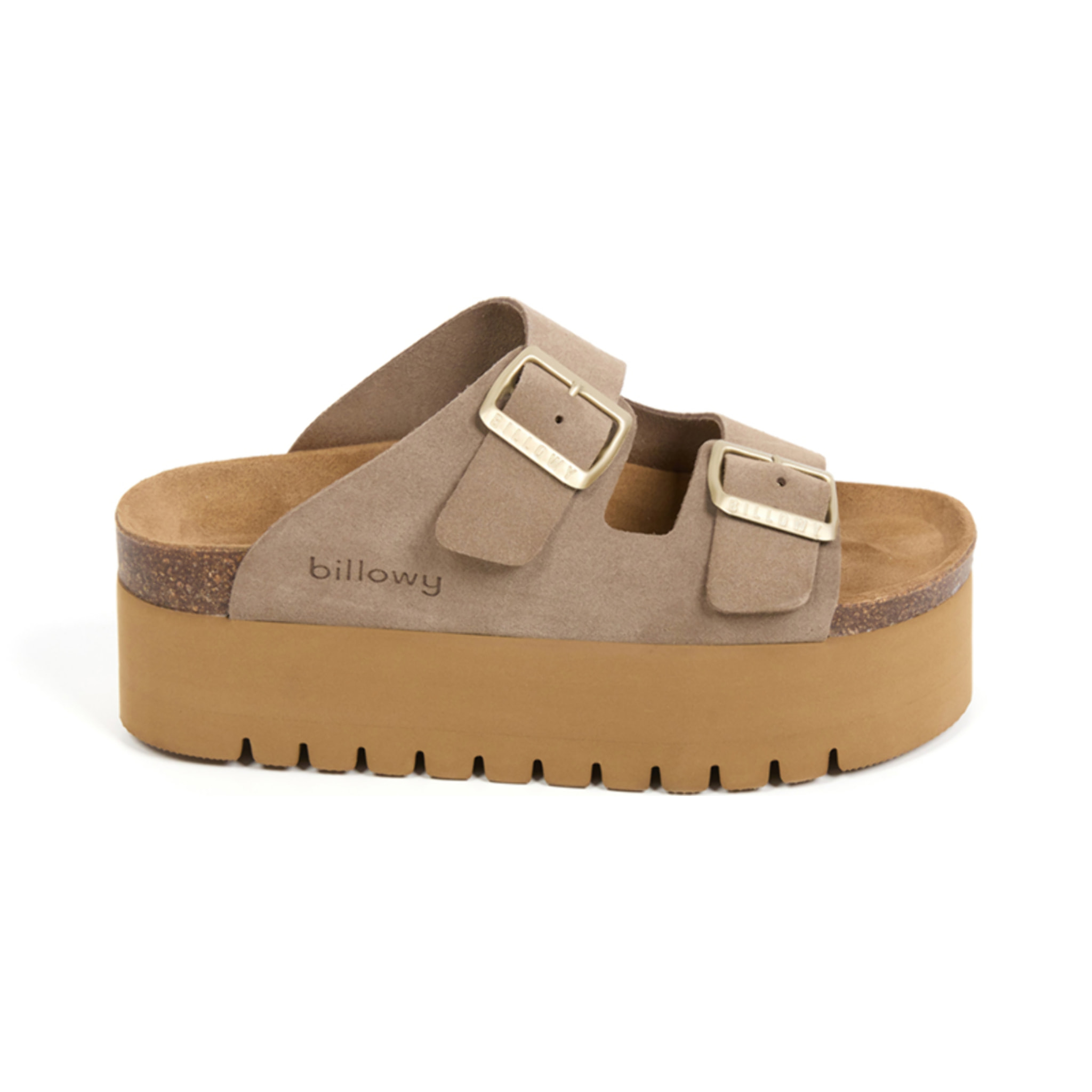 Sandalia Plataforma Marron Mujer BILLOWY MARRON