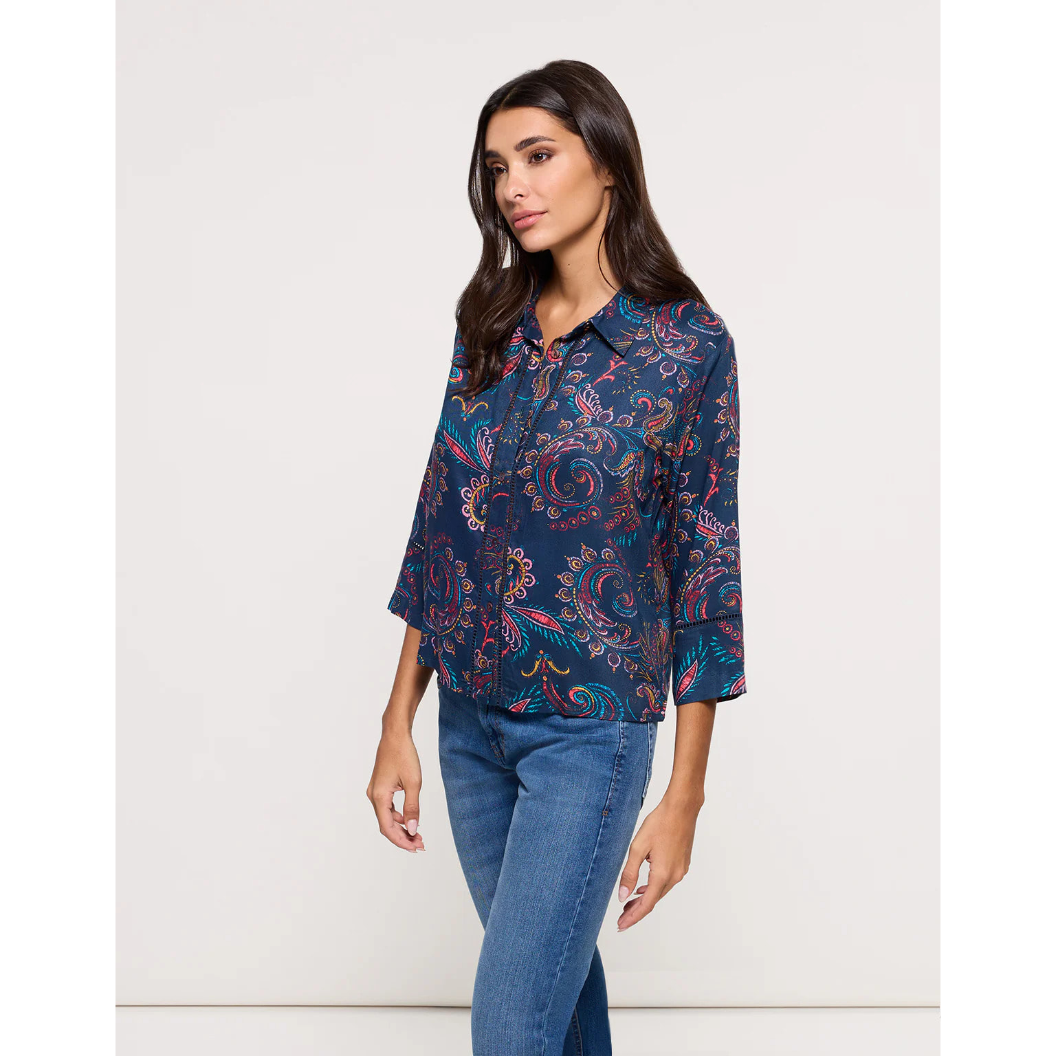 Camisa Manga Larga Azul Marino - Herisir