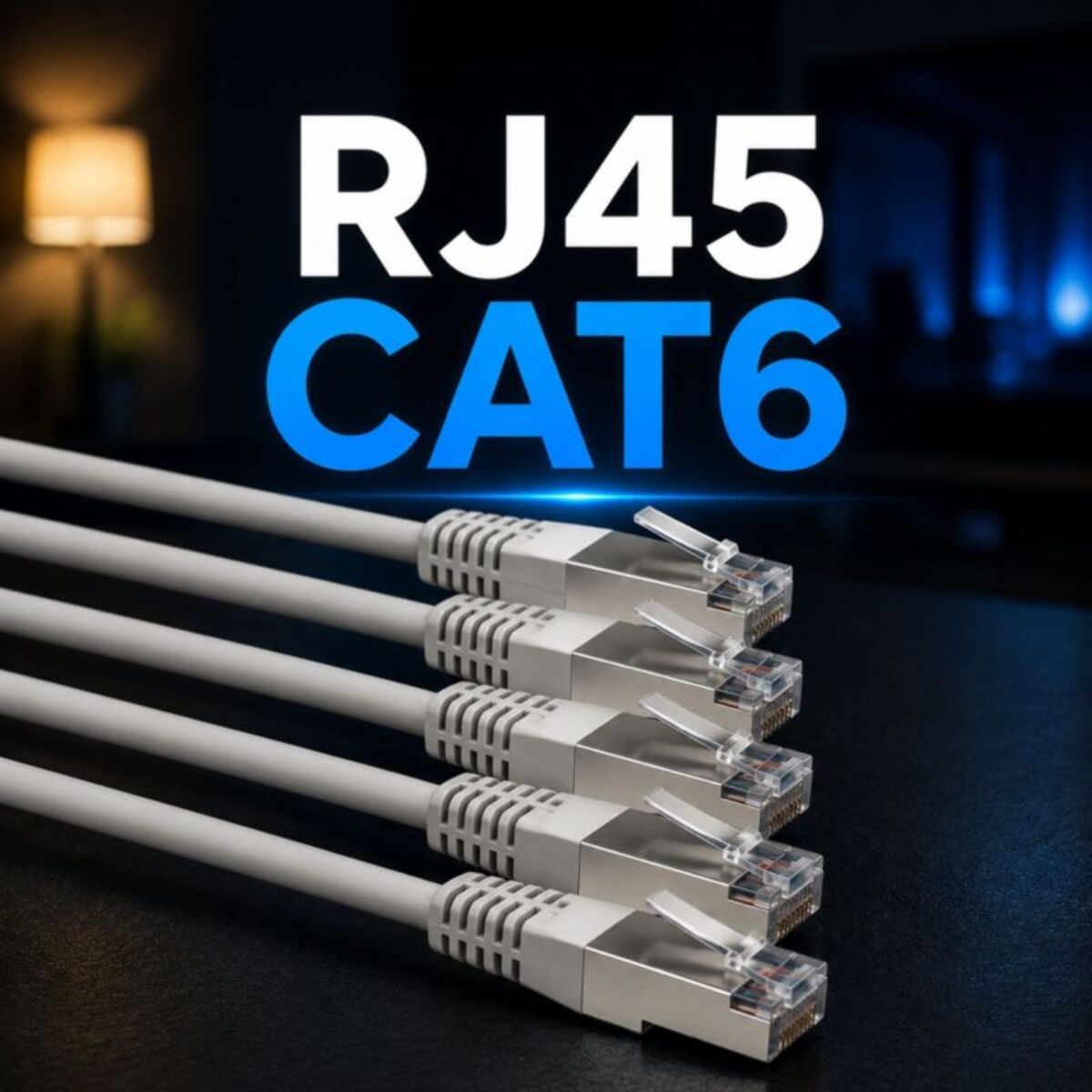 Câble Ethernet ESSENTIELB RJ45 0.25M PACK x5