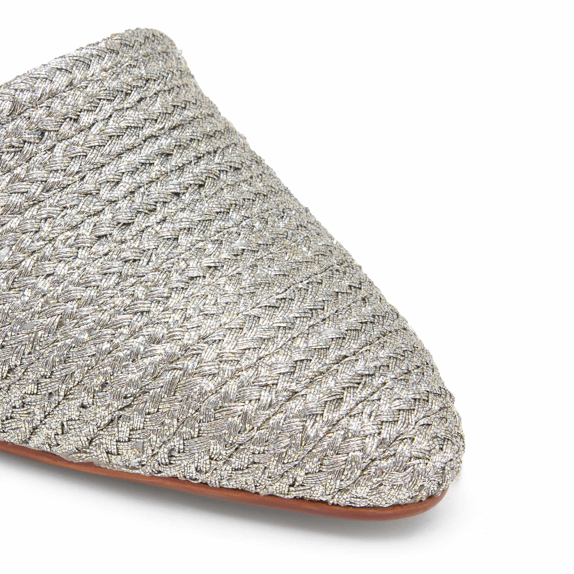 Alpargatas de cuña de mujer Julia trenzada y punta afilada