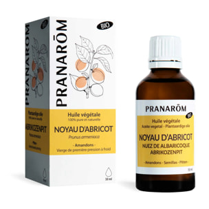 Pranarom - Huile Végétale de Noyau d’abricot - Bio - 50 ml