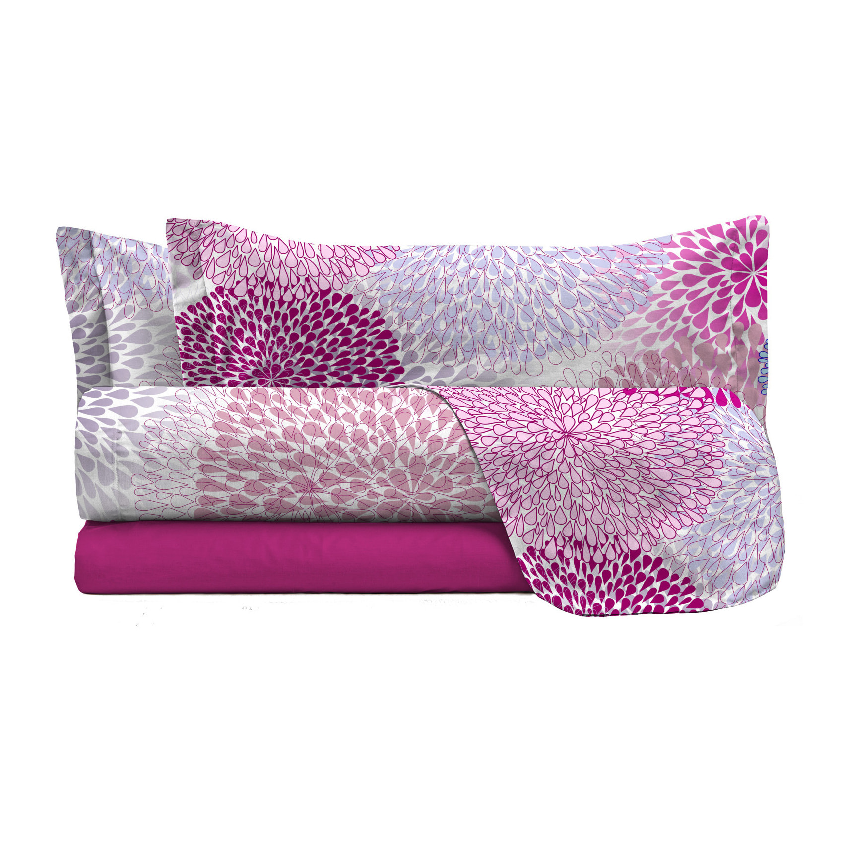 COMPLETO LETTO FANTASY, 100% Microfibra - SOFFIONI