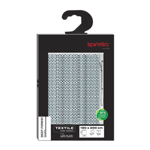 Rideau de douche Polyester DEEP FOREST 180x200cm Bleu Vert Spirella