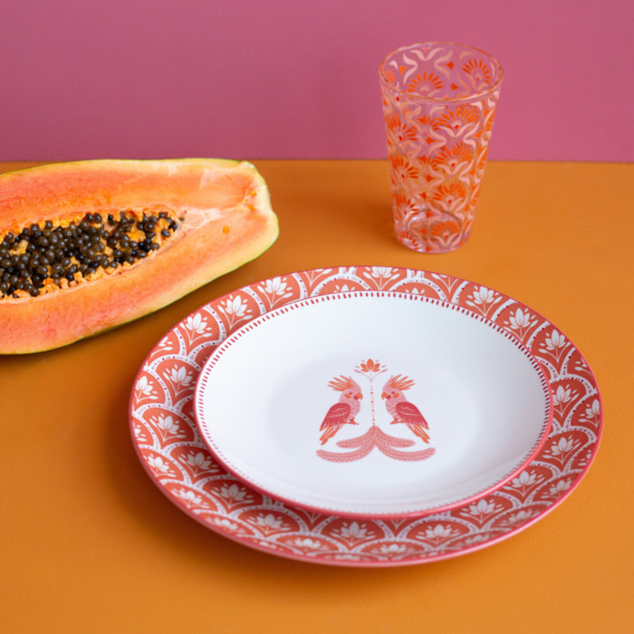 Lot de 6 grandes assiettes, ZOELA