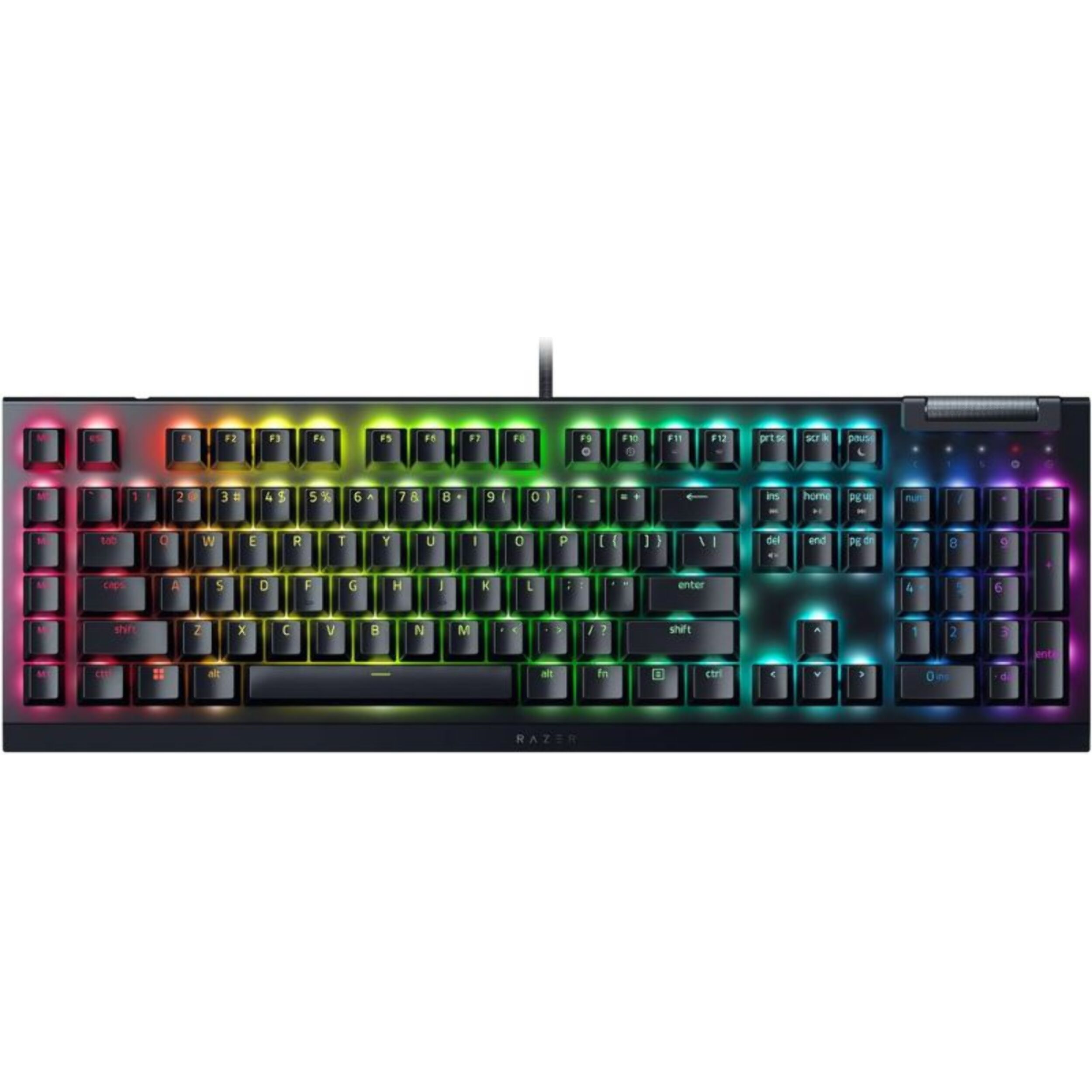 Clavier gamer RAZER BLACKWIDOW V4 X SWITCH JAUNE