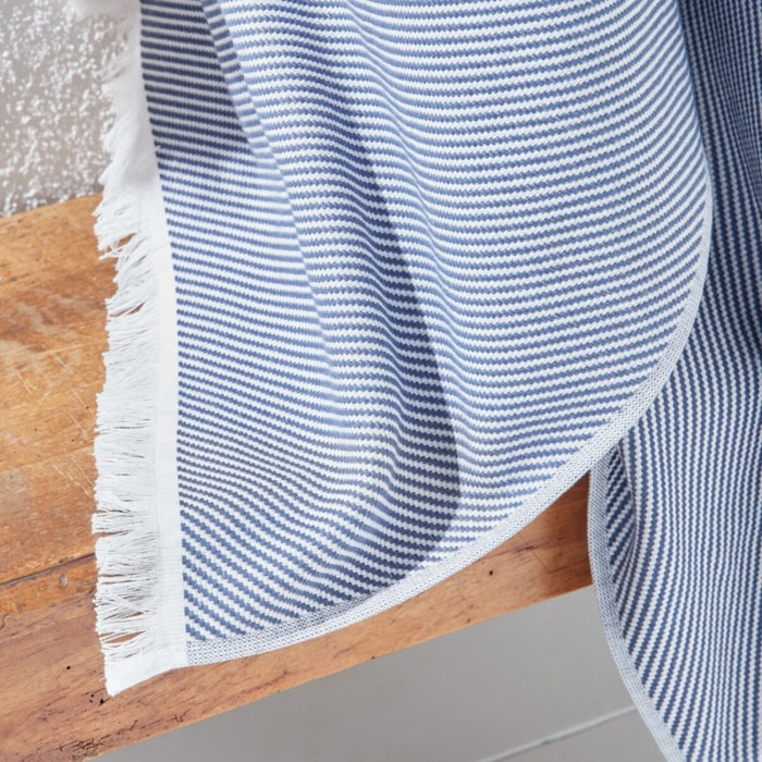 Fouta bleu