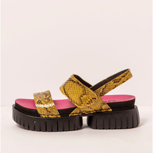 Sandalias 1881 SNAKE LIMON/ MADEIRA color Limon