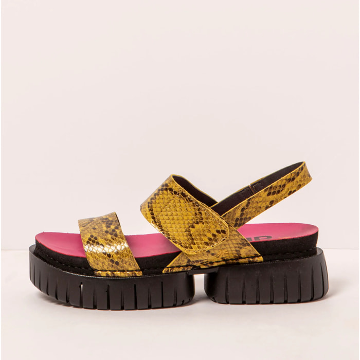 Sandalias 1881 SNAKE LIMON/ MADEIRA color Limon