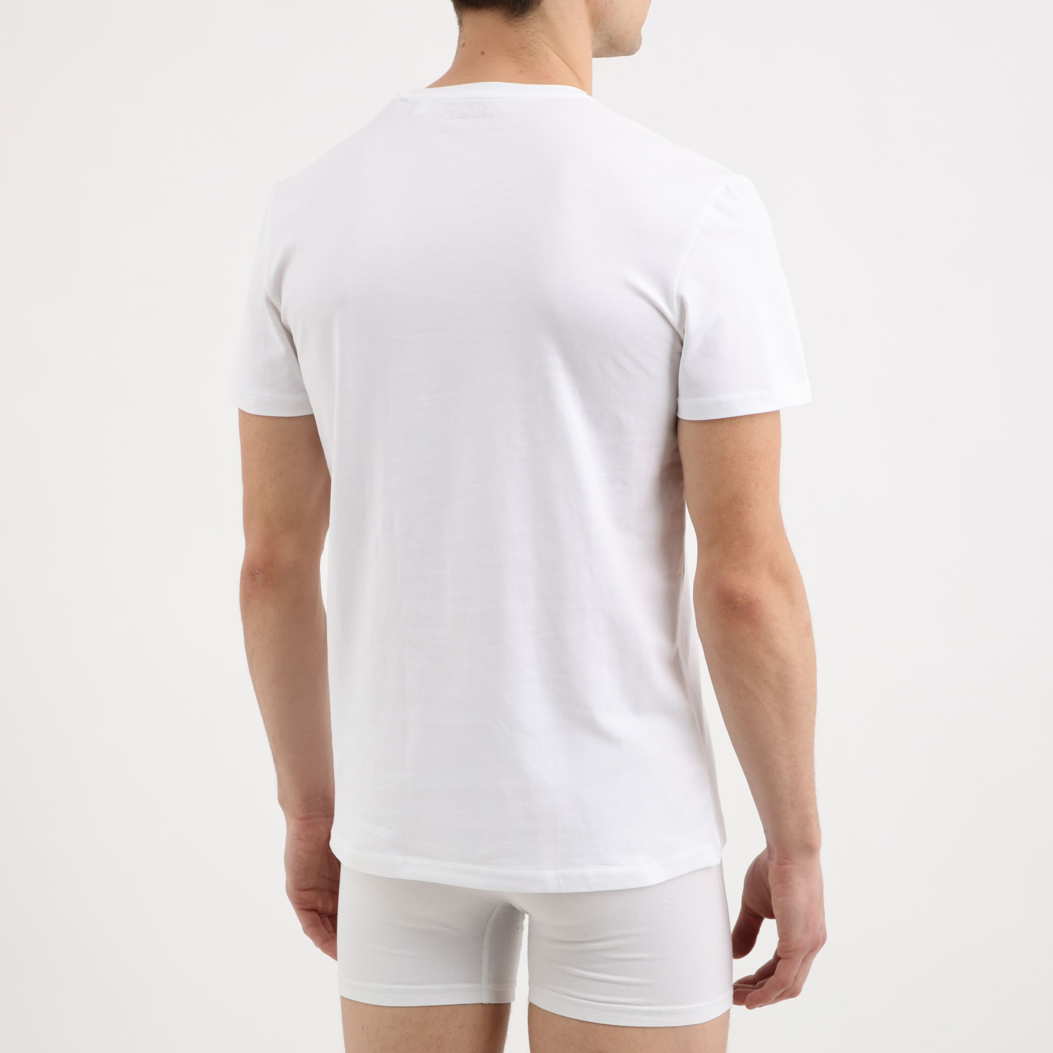 T-shirt Caleb - logo - coton bio - blanc