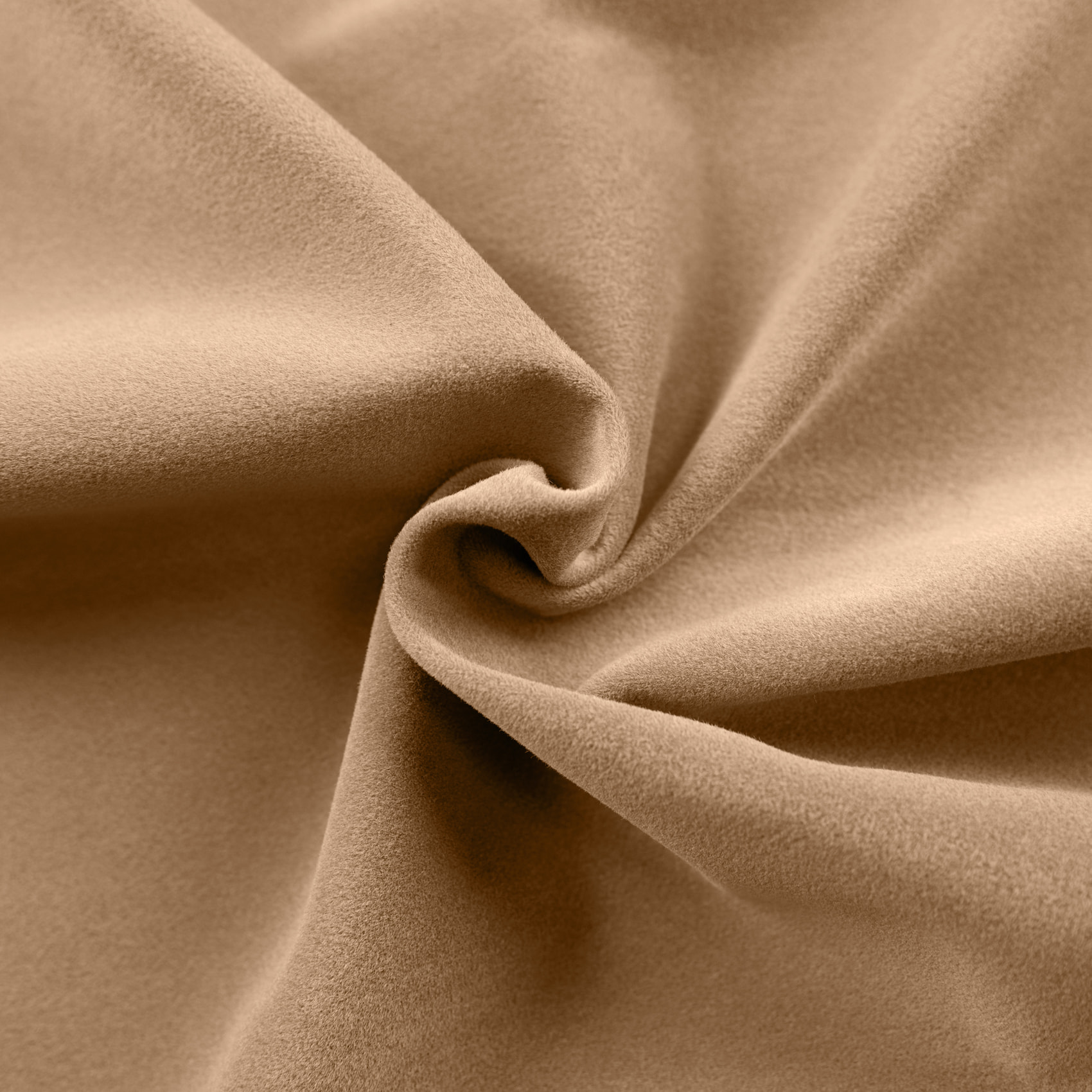 Tissu fausse fourrure rase extra douce avec dos polaire - Beige