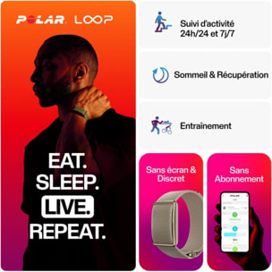 Tracker d'activité POLAR Loop Greige Sand