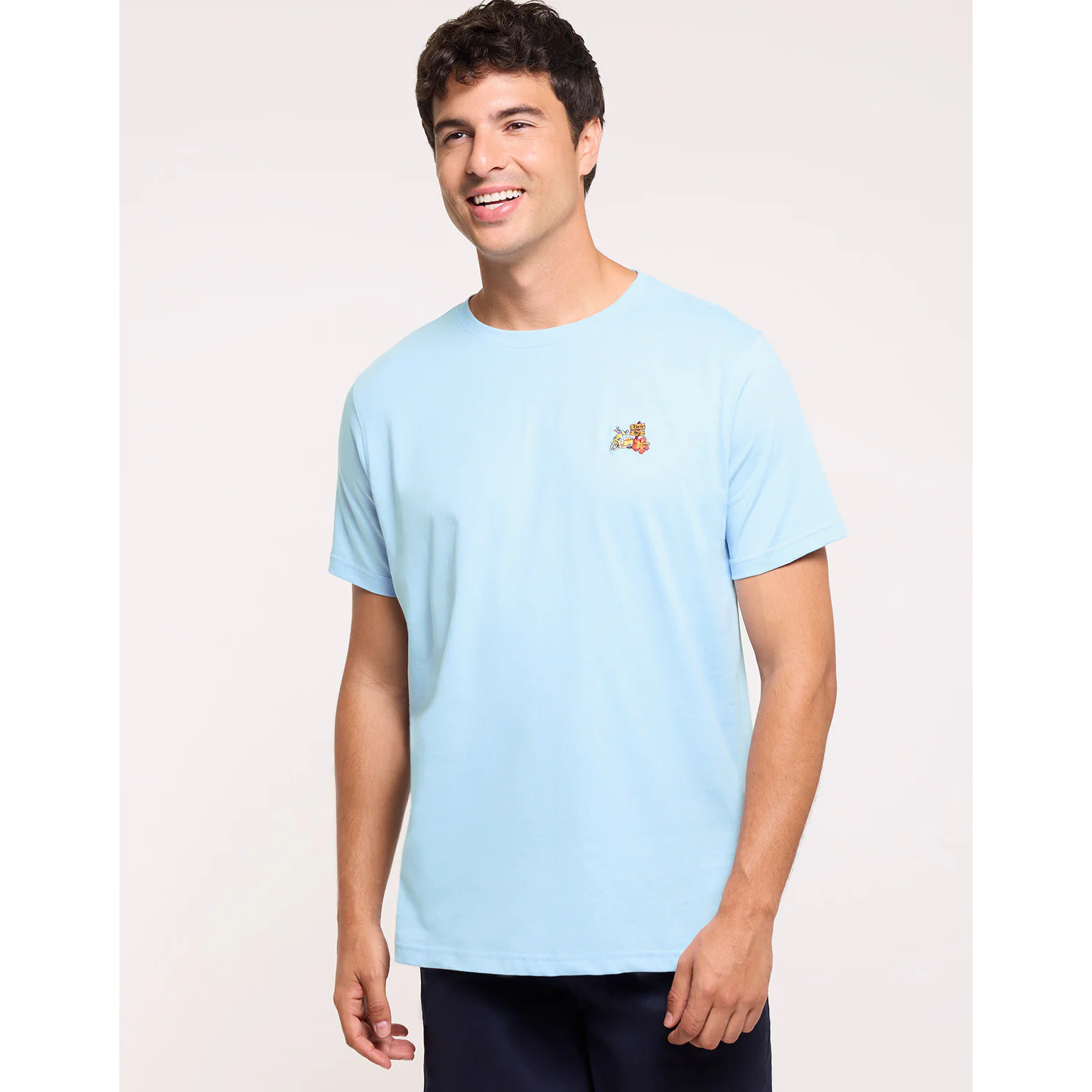 Camiseta Manga Corta Azul - Lalit