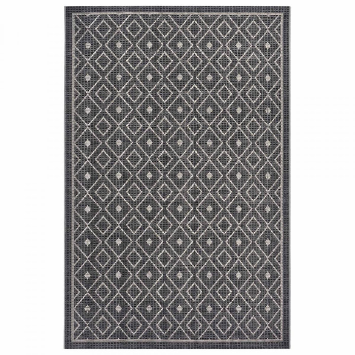 Tapis exterieur kilim géométrique, elno, résistant et original