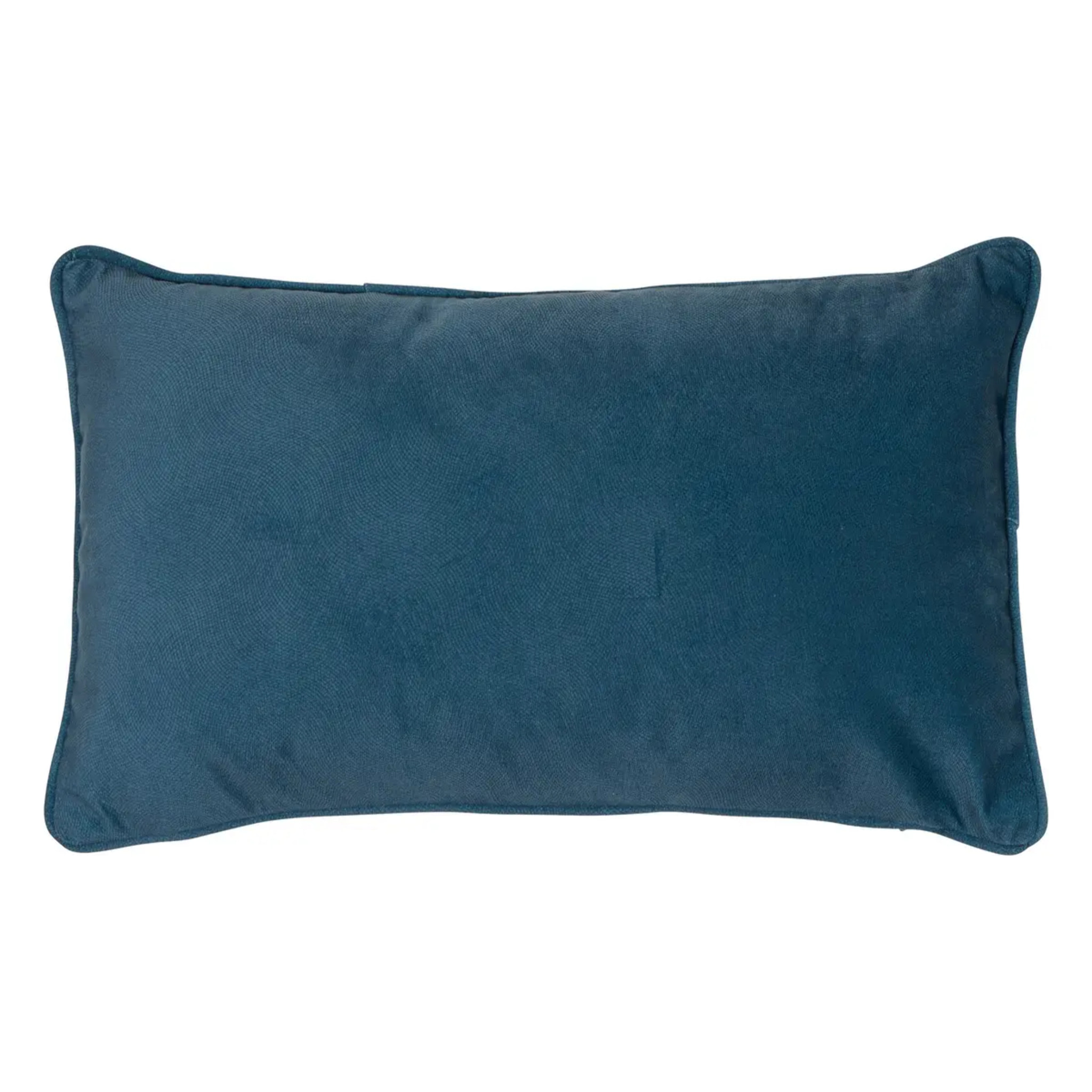 Coussin Lilou bleu egéen 50x30cm