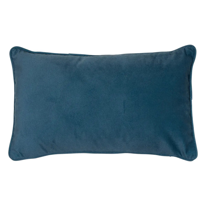 Coussin Lilou bleu egéen 50x30cm
