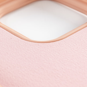 DAM Custodia in silicone  Essential per iPhone 15 Pro. Interno morbido e vellutato. 7,34x1,11x14,94 centimetri. Colore: rosa chiaro