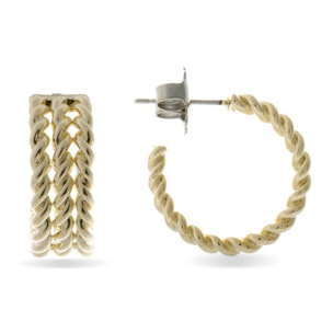 Pendientes Lux by Lux acabados Oro Amarillo de 18 Kts