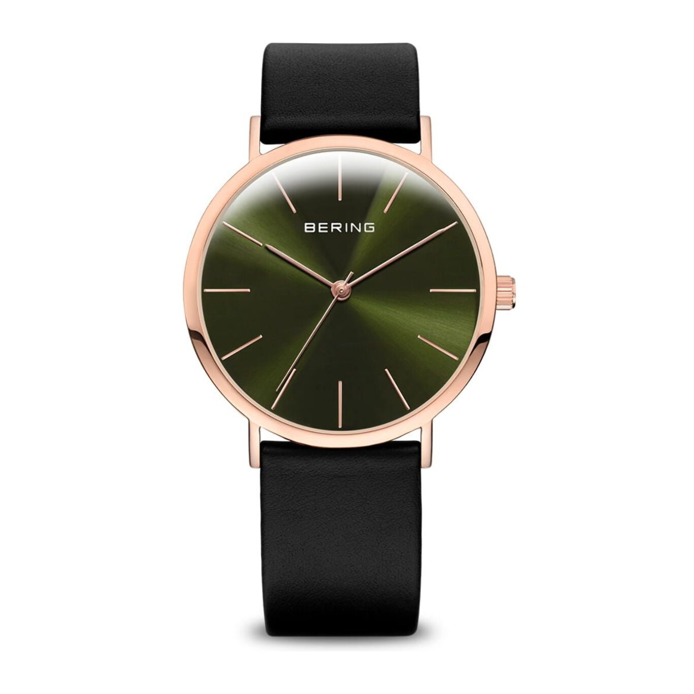 Reloj Bering 13436-469 Hombre Analogico Cuarzo con Correa de Cuero