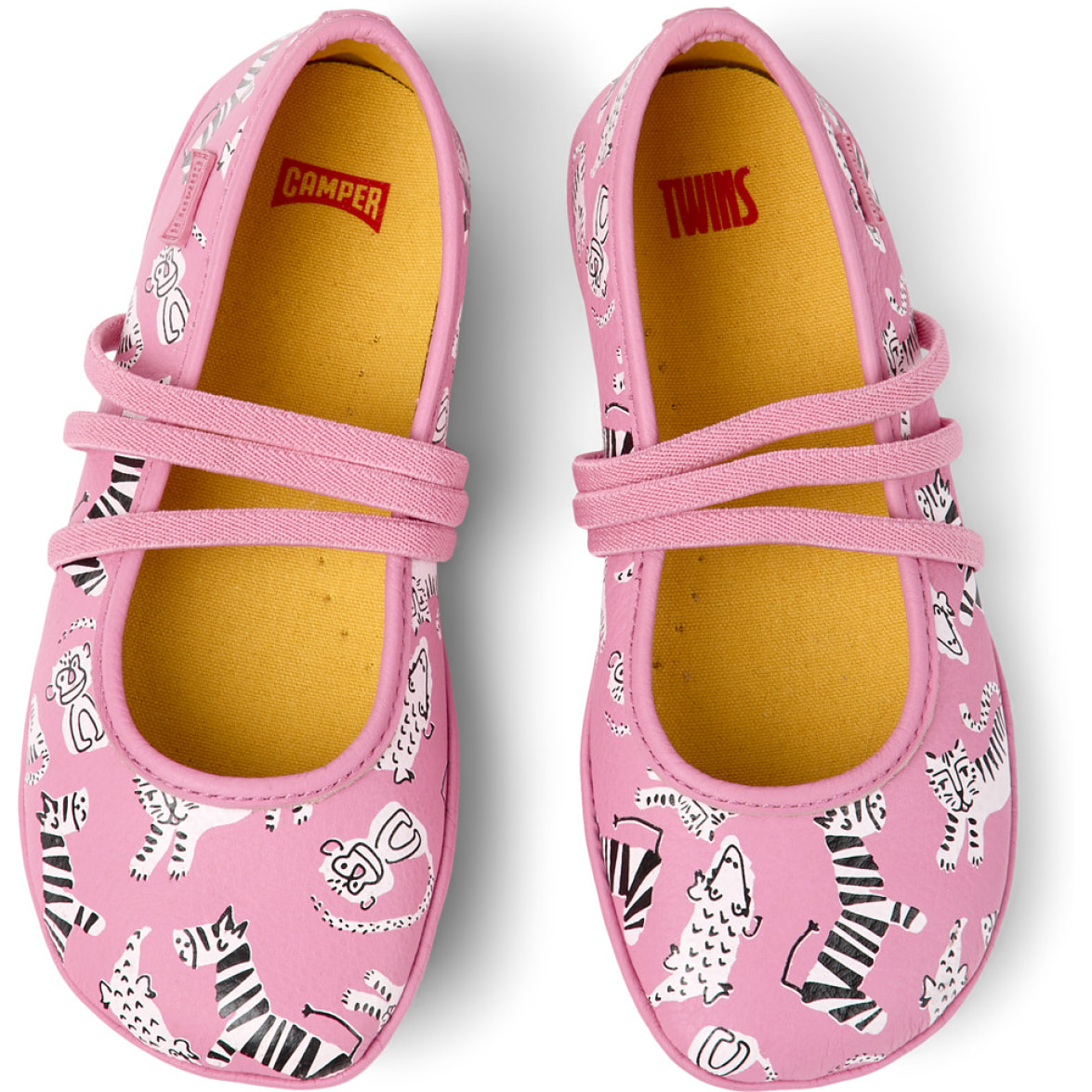 CAMPER Right - Ballerine Rosa Bambino Unisex