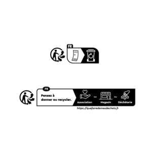 Ensemble de 3 accessoires de salle de bain Inox & Bambou MSV