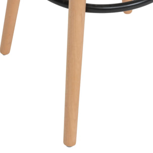 Tabouret de bar "Maxon" blanc H92,5cm