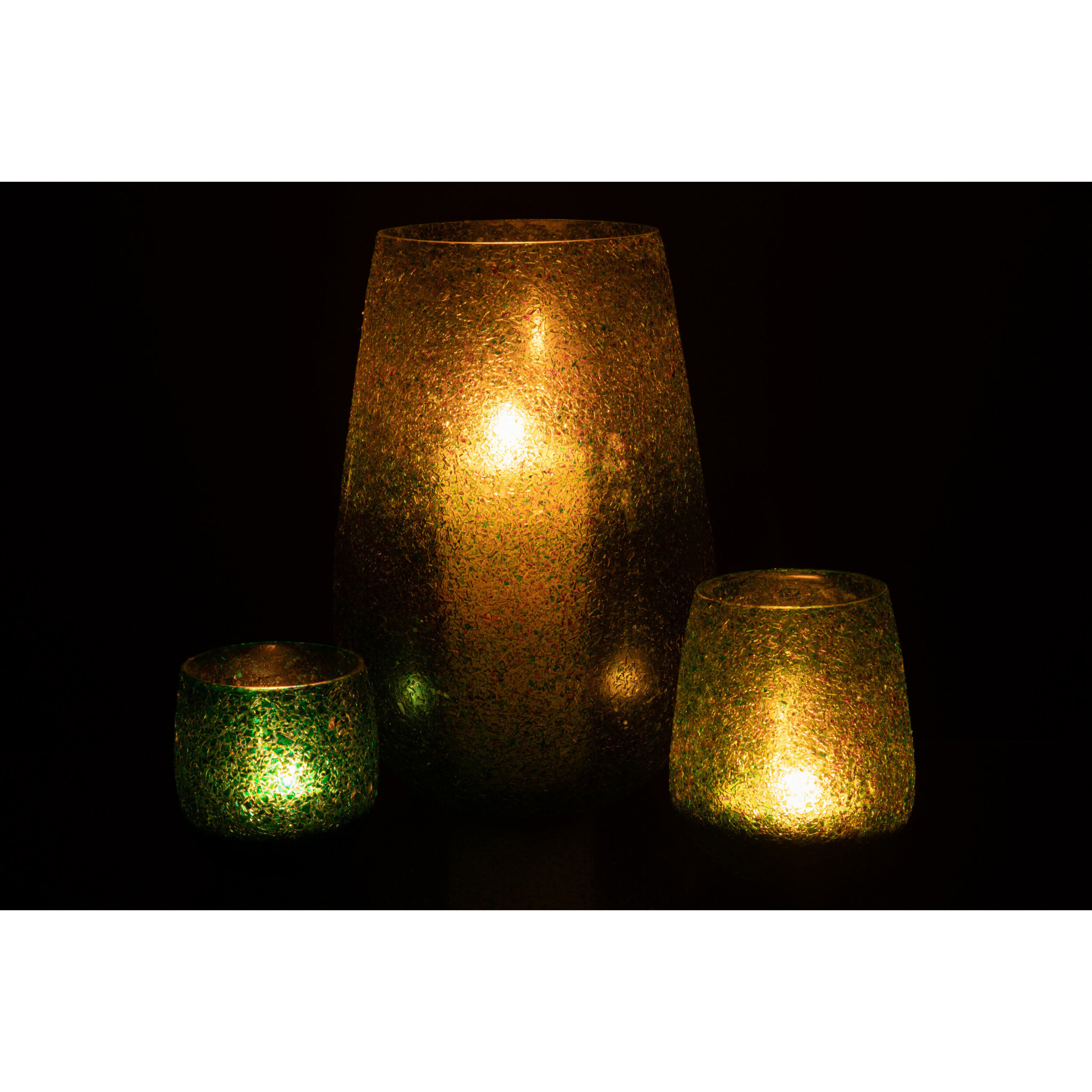 J-Line photophore Tom - verre - vert - large
