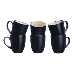 Mug IRIS 40cl - 6 pièces - Blanc ivoire