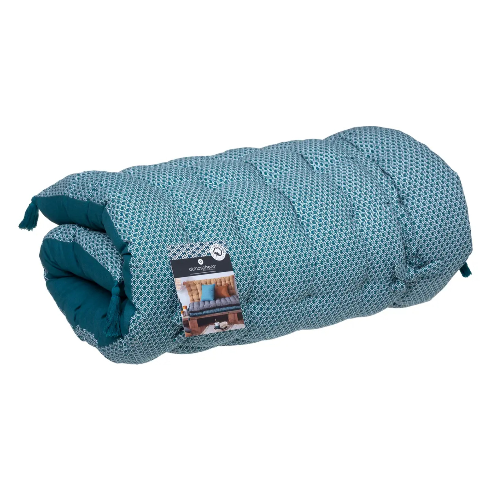 Matelas de sol "Otto" bleu canard 60x120cm