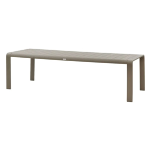 Table de jardin "Domilly" café 10 places en aluminium