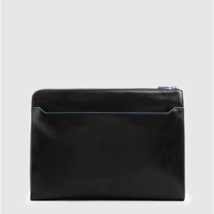 Piquadro Custodia in pelle porta pc con manici a scomparsa, tasca per AirPods®, schermata con protezione RFID