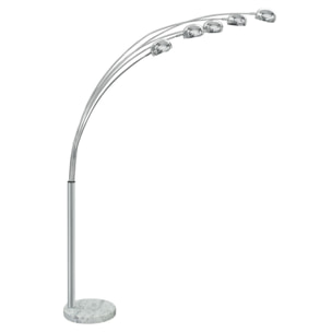 Tomasucci LAMPADAIRE FIST CHROME Multicolore