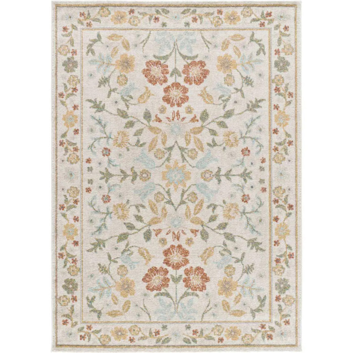 SAMARA Alfombra de exterior motivos florales multicolor, varias medidas disponibles.