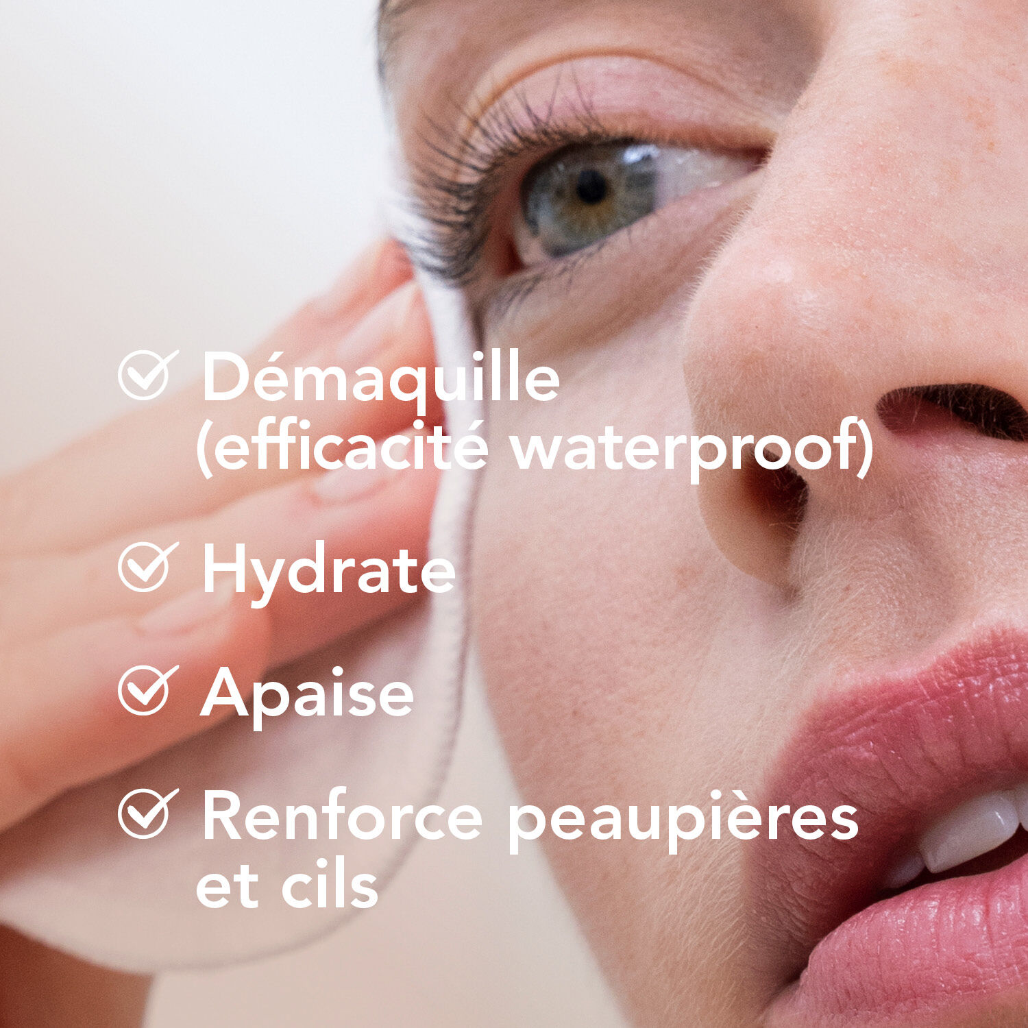 Créaline H2O - Démaquillant Waterproof Biphase Micellaire - Yeux Sensibles et Lèvres -  125ml