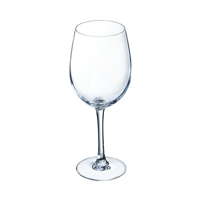 6 verres à vin rouge 58cl en cristallin