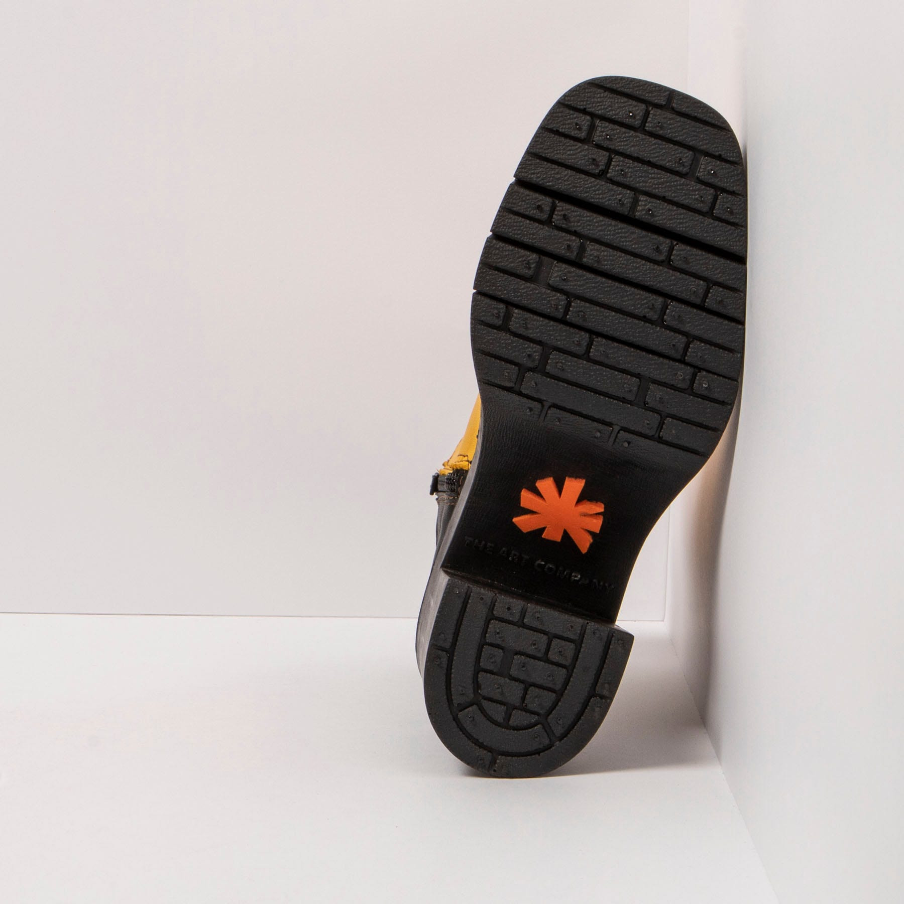 Botines con tacón 1974 NAPPA YELLOW-BRONZE/BERNA color Yellow-bronze