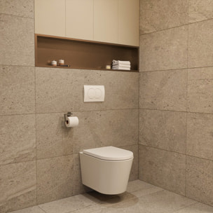 Timeless Niche de Douche à encastrer, Acier Inoxydable 304, 119x26x10cm, Cuivre brossé PVD