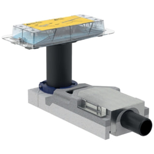 CleanLine Kit d'encastrement pour canivelles de douche, hauteur de chape à partir de 65mm (154.152.00.1)