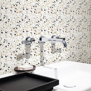 Stickers muraux - Sticker Mural Carrelage adhésif Cuisine Salle de Bain - 9 STICKERS CARRELAGES TERRAZZO PABLO