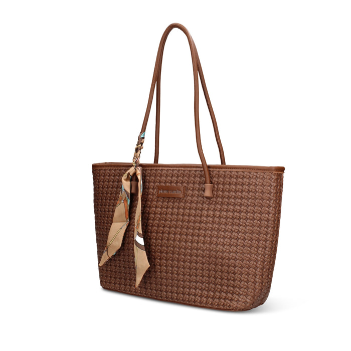 Borsa a mano donna - Modello Emberly Pro - Pelle vegana PU - 38.0 x 24.0 x 9.5 cm