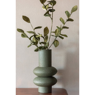 J-Line Vase - métal - vert olive