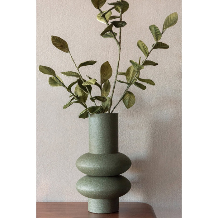 J-Line Vase - métal - vert olive