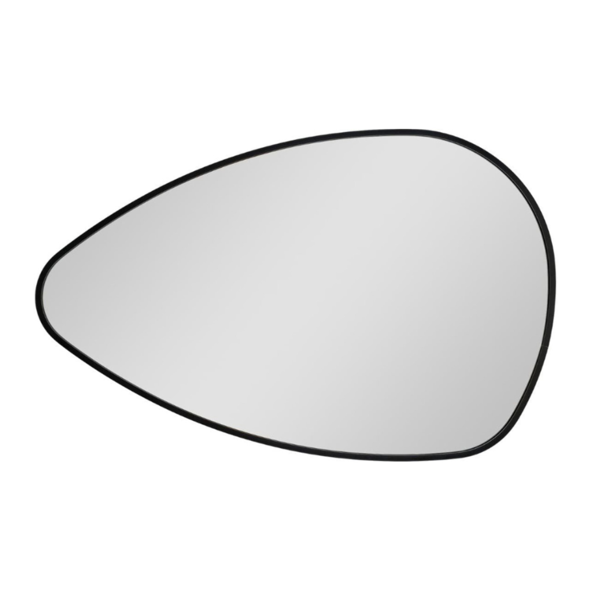 Miroir mural irrégulier l.80 x H.51 cm avec cadre aluminium noir Purity SAT (SATZPURAS5180CE)