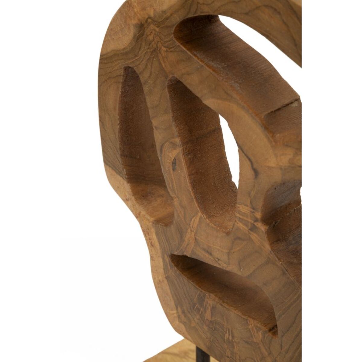 SCULTURA LUBANG IN TEAK RICICLATO CM 18X10X27 (PEZZI UNICI - NON RIP. IN SERIE)