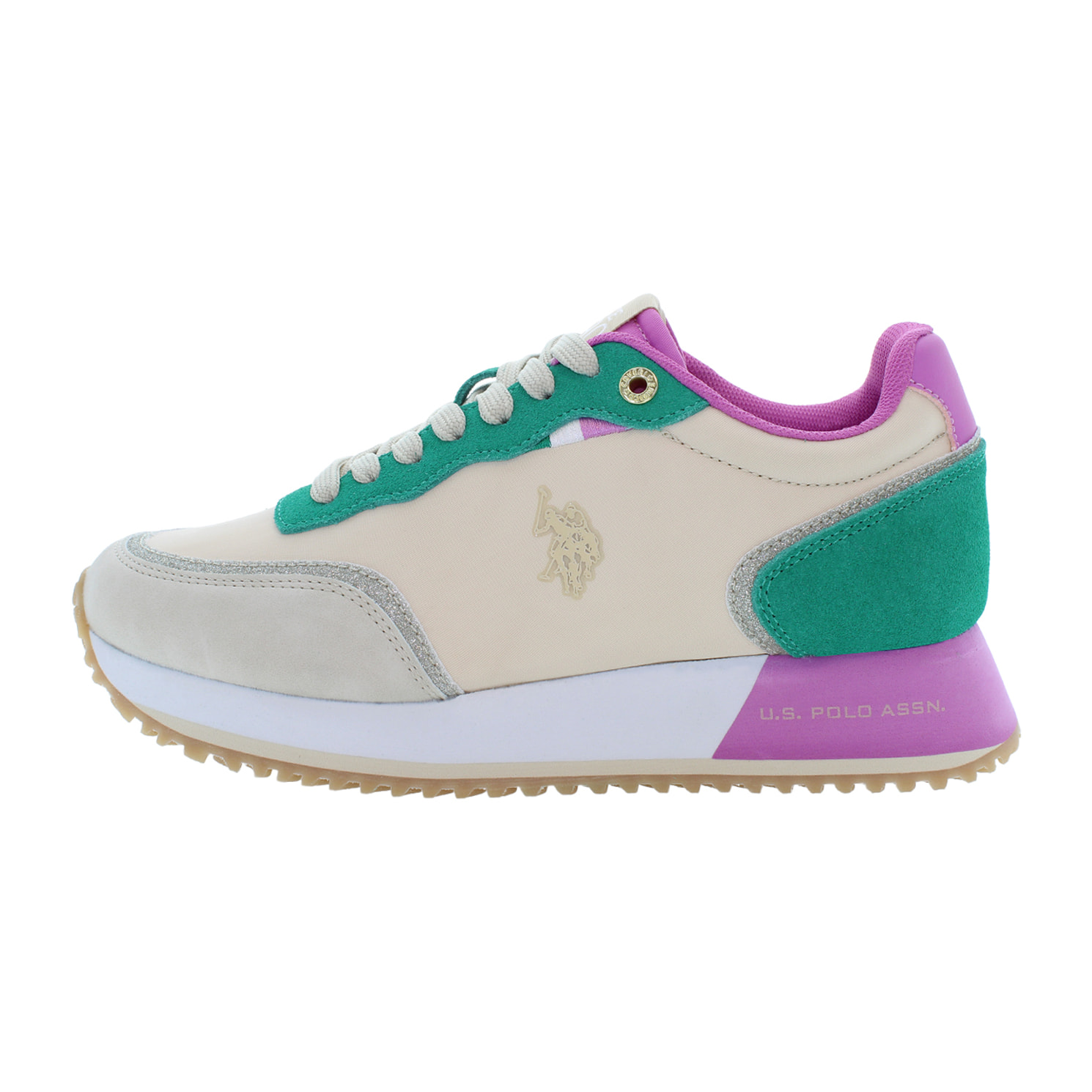 U.S. Polo Assn. - Sneakers SACHA007W/5NS1 in sintetico per donna