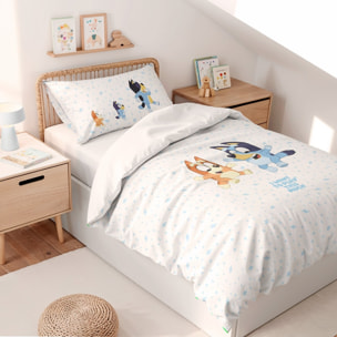 Funda nordica BLUEY + funda almohada 45x110